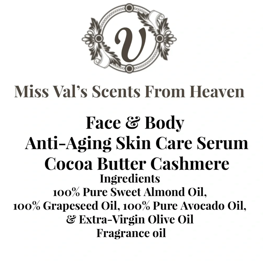 Face & Body Anti-Aging Skin Care Serum Miss Val’s Scents From Heaven - Picture 4 of 5